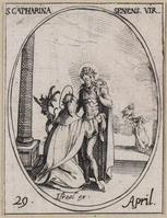 KG 10282
<br/>
Heilige Catharina van Siena ("Heiligenkalender")
<br/>
<em>Callot, Jacques (1592 - 1635)</em>